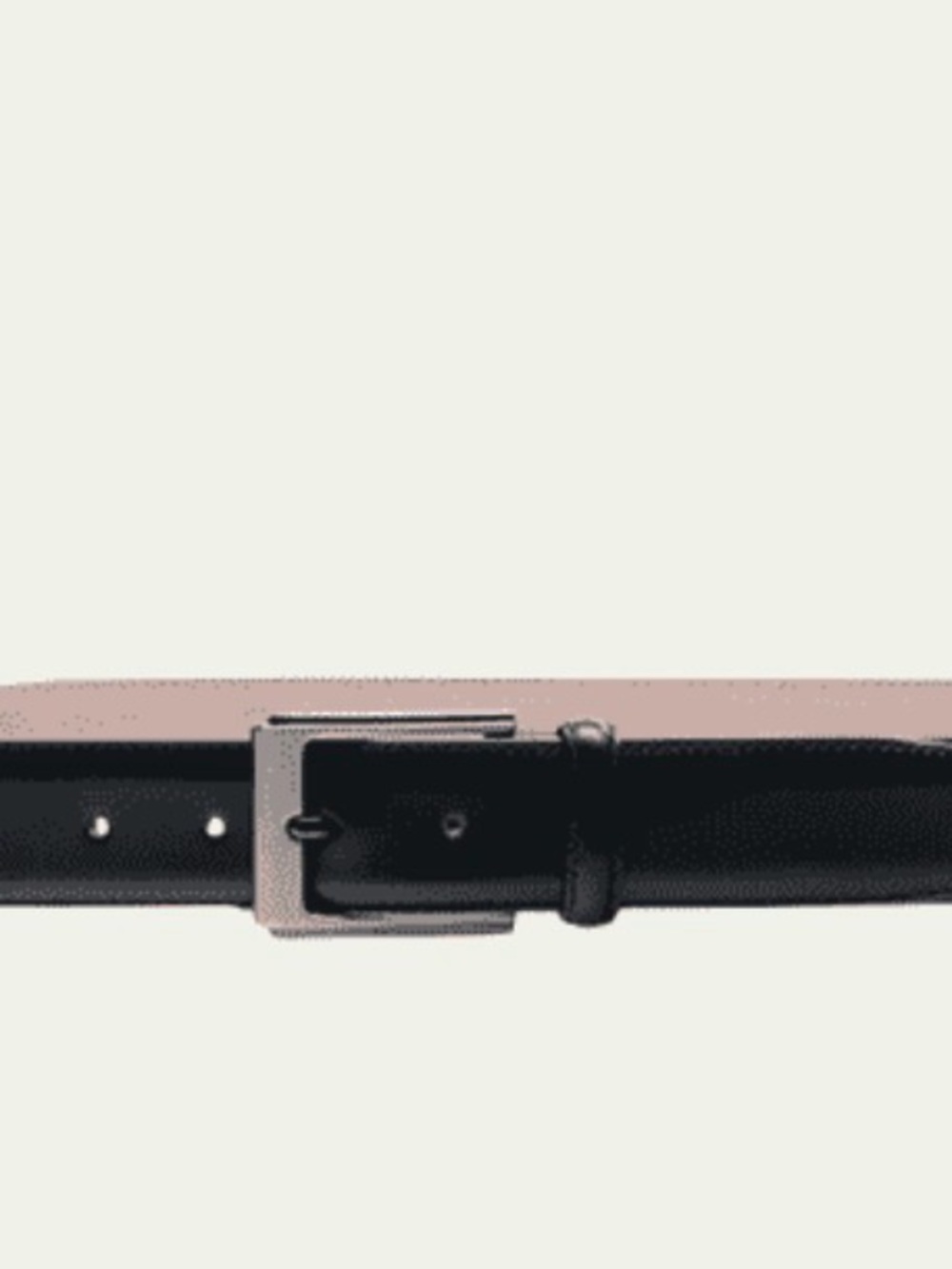 Magnanni Black Leather Belt